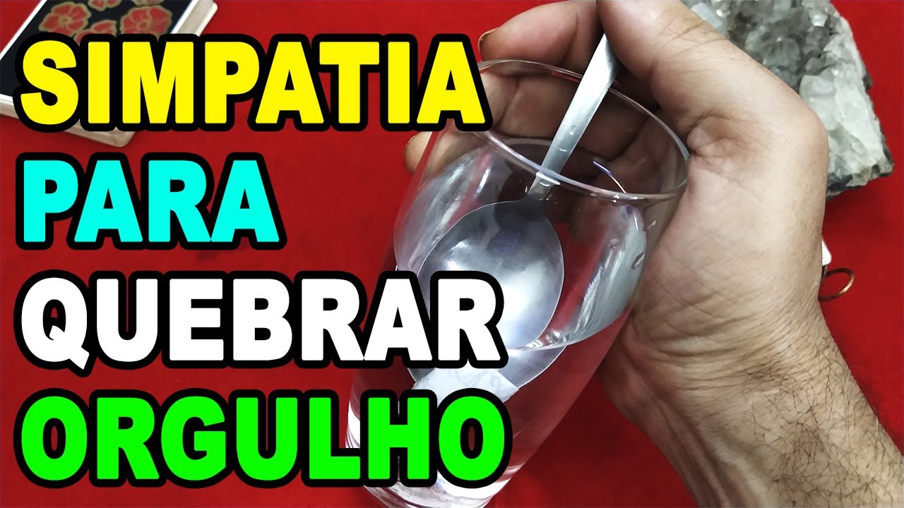 Read more about the article #simpatia QUEBRA ORGULHO para ele (a) ficar atrás de você. (BOA DEMAIS!)