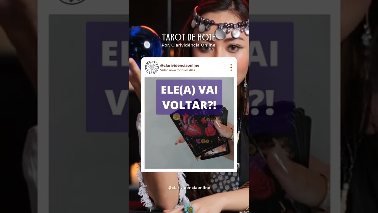 Read more about the article 🔮 ELE(A) VAI VOLTAR? ❤️ #SHORTS EM ALTA 🌟 TAROT DE HOJE!