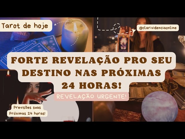 Read more about the article 🔮 FORTE REVELAÇÃO PRO SEU DESTINO NAS PRÓXIMAS 24 HORAS! ❤️ 🌟 TAROT DE HOJE!