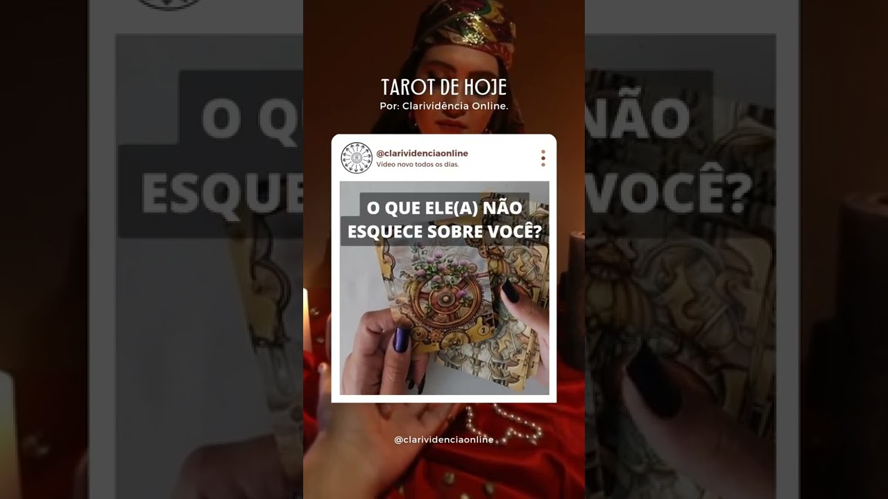 Read more about the article 🔮 O QUE ELE(A) NÃO ESQUECE SOBRE VOCÊ! ❤️ #SHORTS EM ALTA! 🌟 TAROT DE HOJE!