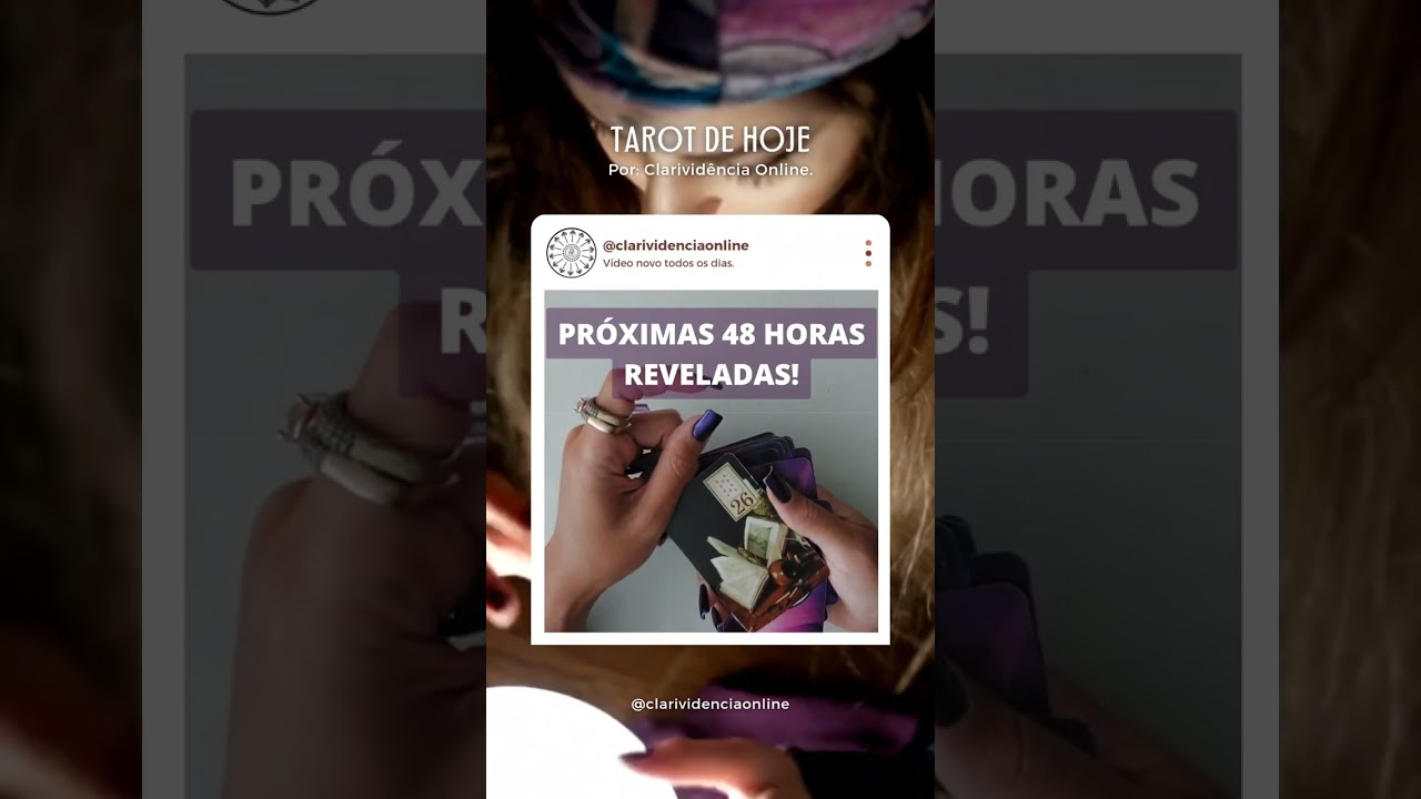 Read more about the article 🔮 PRÓXIMAS 48 HORAS REVELADAS! ❤️ #SHORTS EM ALTA!  🌟 TAROT DE HOJE!