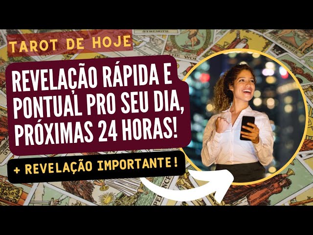 Read more about the article 🔮 REVELAÇÃO RÁPIDA E PONTUAL PRO SEU DIA, PRÓXIMAS 24 HORAS REVELADAS! ❤️ 🌟 TAROT DE HOJE!