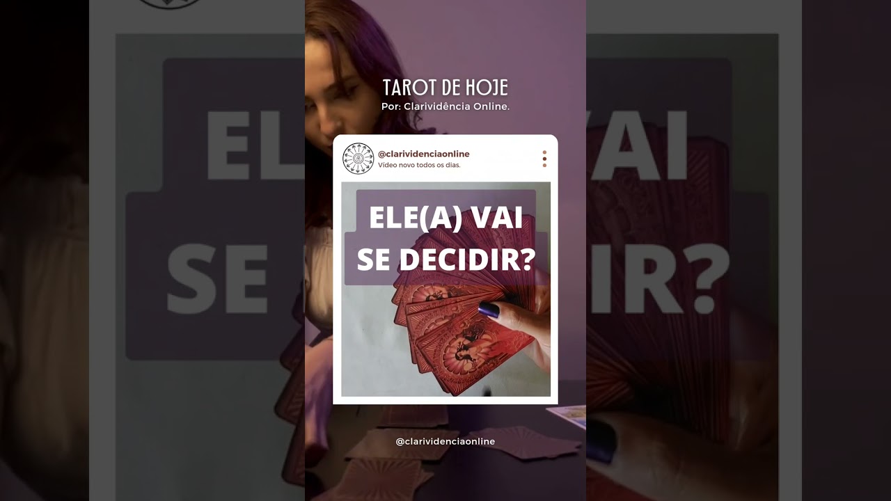 Read more about the article 🔮 ELE(A) VAI SE DECIDIR? ❤️ #SHORTS EM ALTA! 🌟 TAROT DE HOJE!