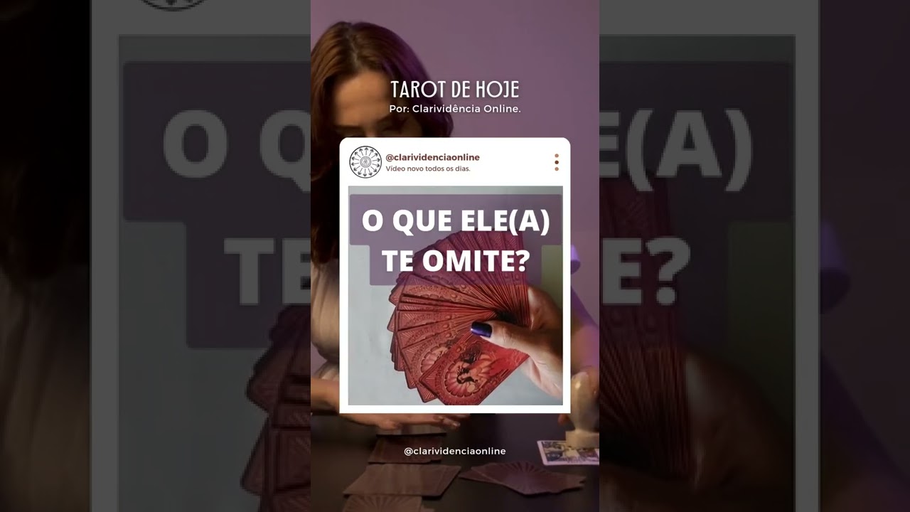 Read more about the article 🔮 O QUE ELE(A) TE OMITE? ❤️ #SHORTS EM ALTA! 🌟 TAROT DE HOJE!