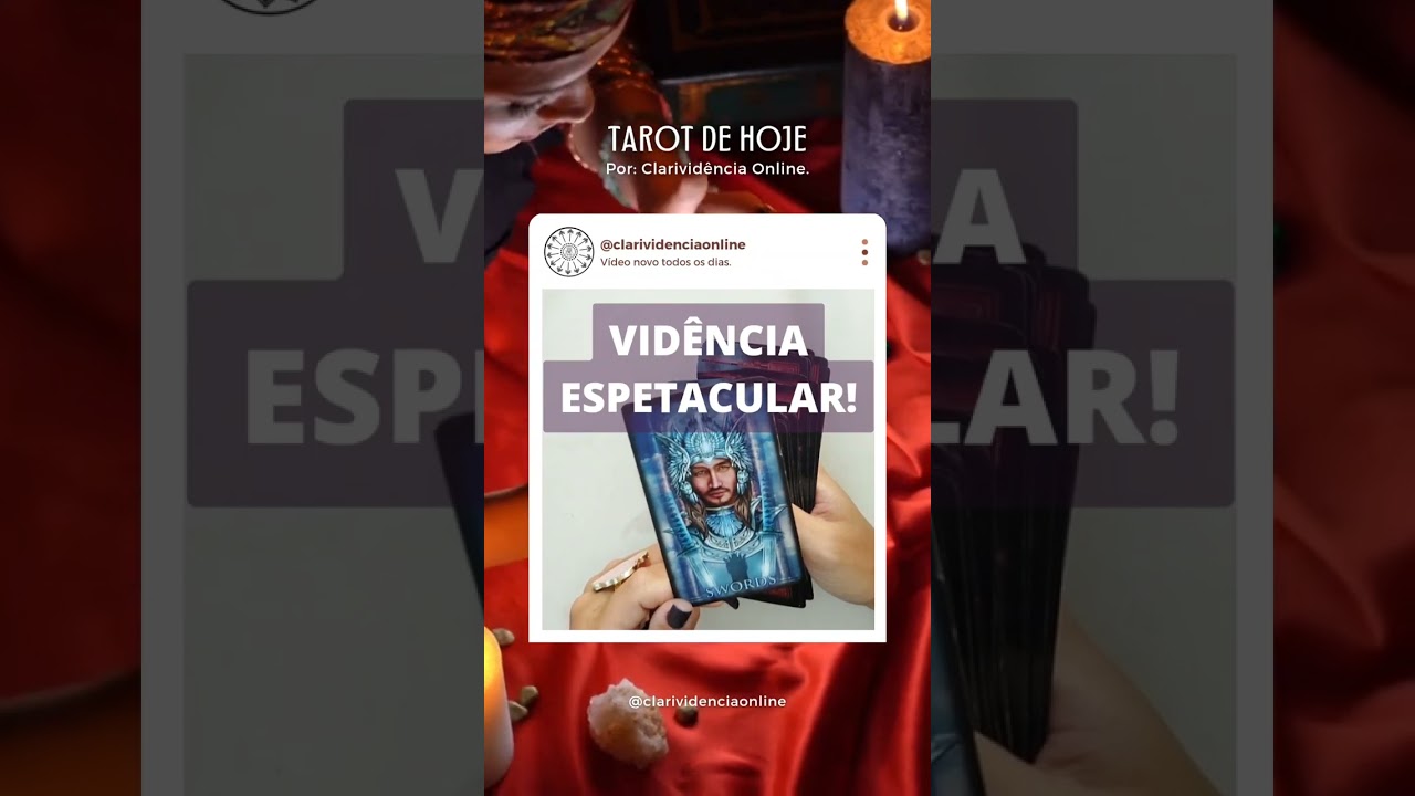 Read more about the article 🔮 VIDÊNCIA ESPETACULAR! ❤️ #SHORTS EM ALTA 🌟 TAROT DE HOJE!