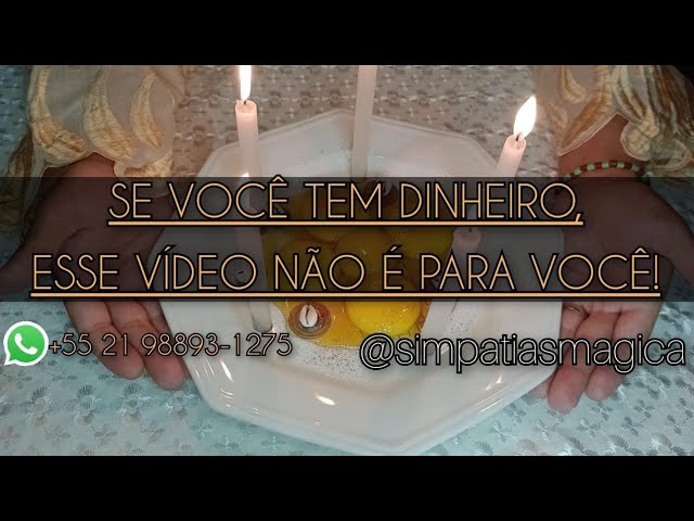 Read more about the article DINHEIRO RÁPIDO SIMPATIA💰💵💶💷💸