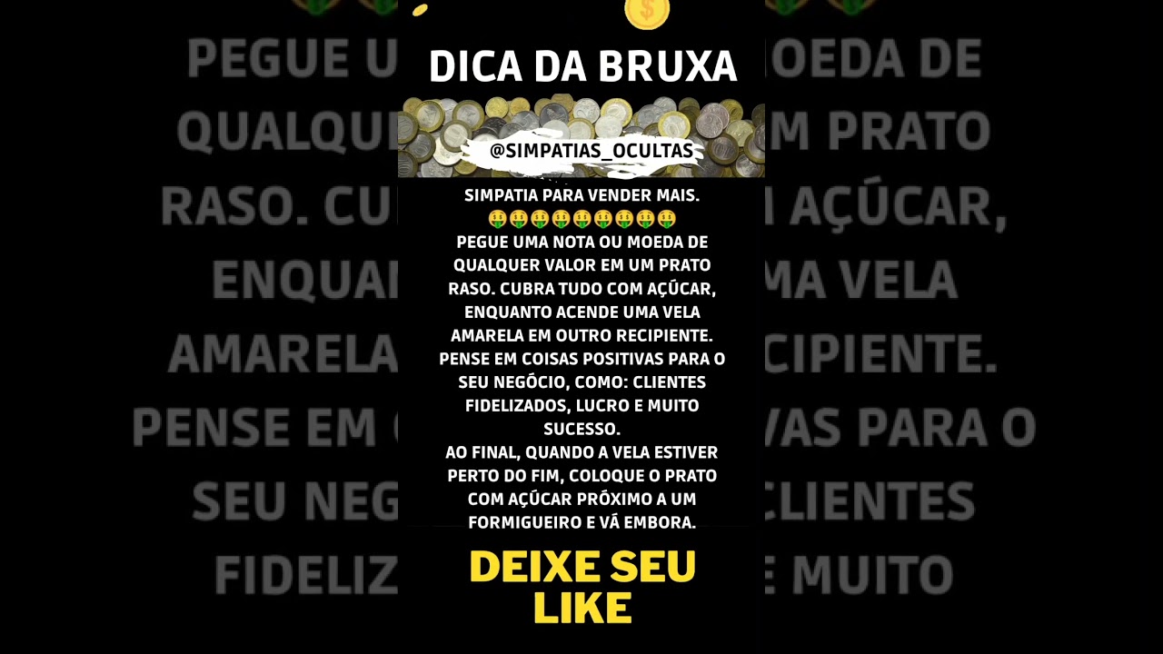 Read more about the article Simpatia para atrair dinheiro #shorts #shortes #simpatias