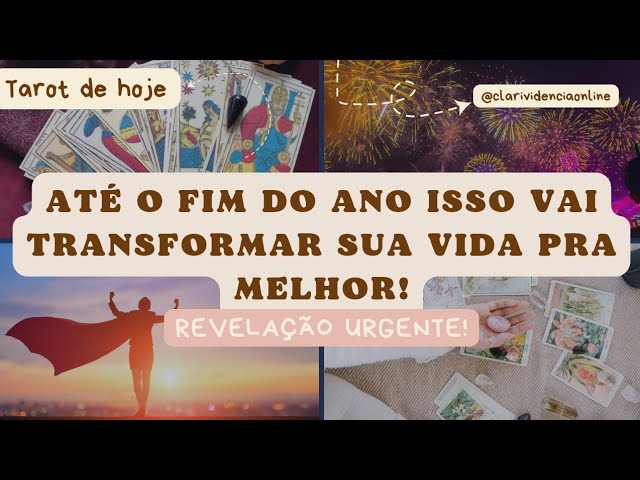 Read more about the article 🔮 ATÉ O FIM DO ANO ISSO VAI TRANSFORMAR SUA VIDA PRA MELHOR! REVELAÇÃO MUITO FORTE! 🌟 TAROT DE HOJE!