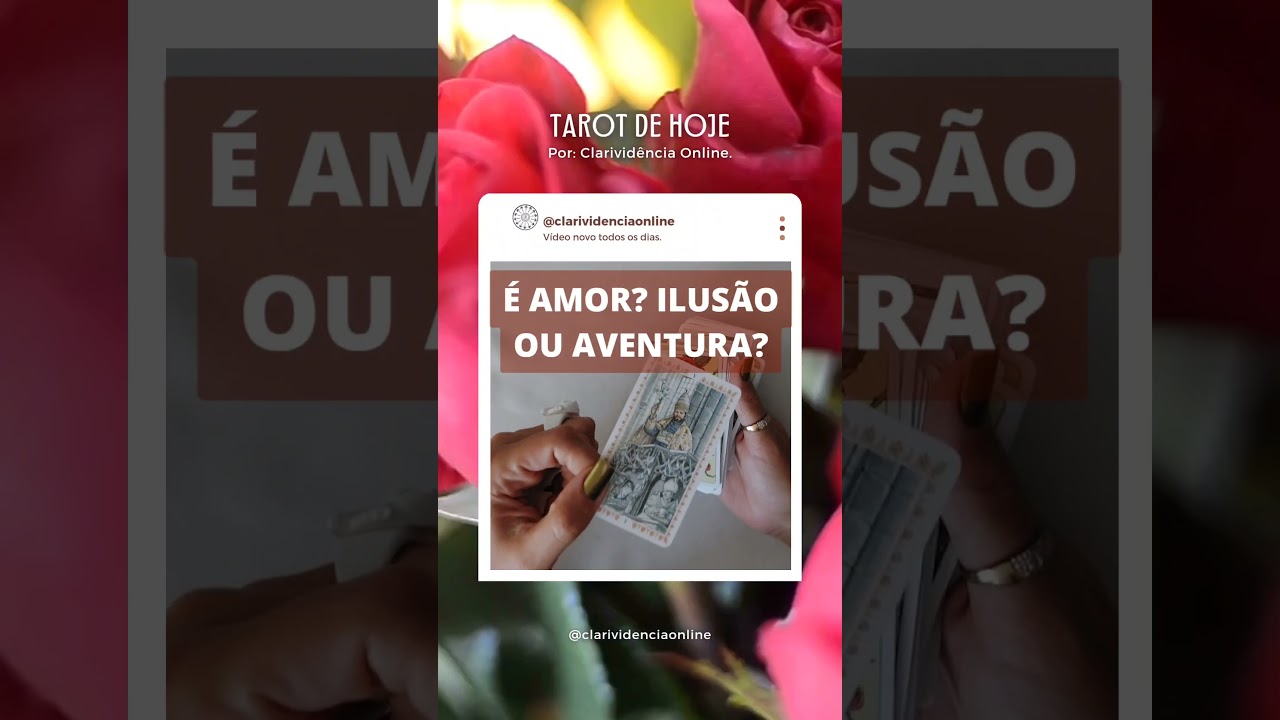 Read more about the article 🔮 É AMOR? ILUSÃO OU AVENTURA? ❤️ #SHORTS EM ALTA 🌟 TAROT DE HOJE!