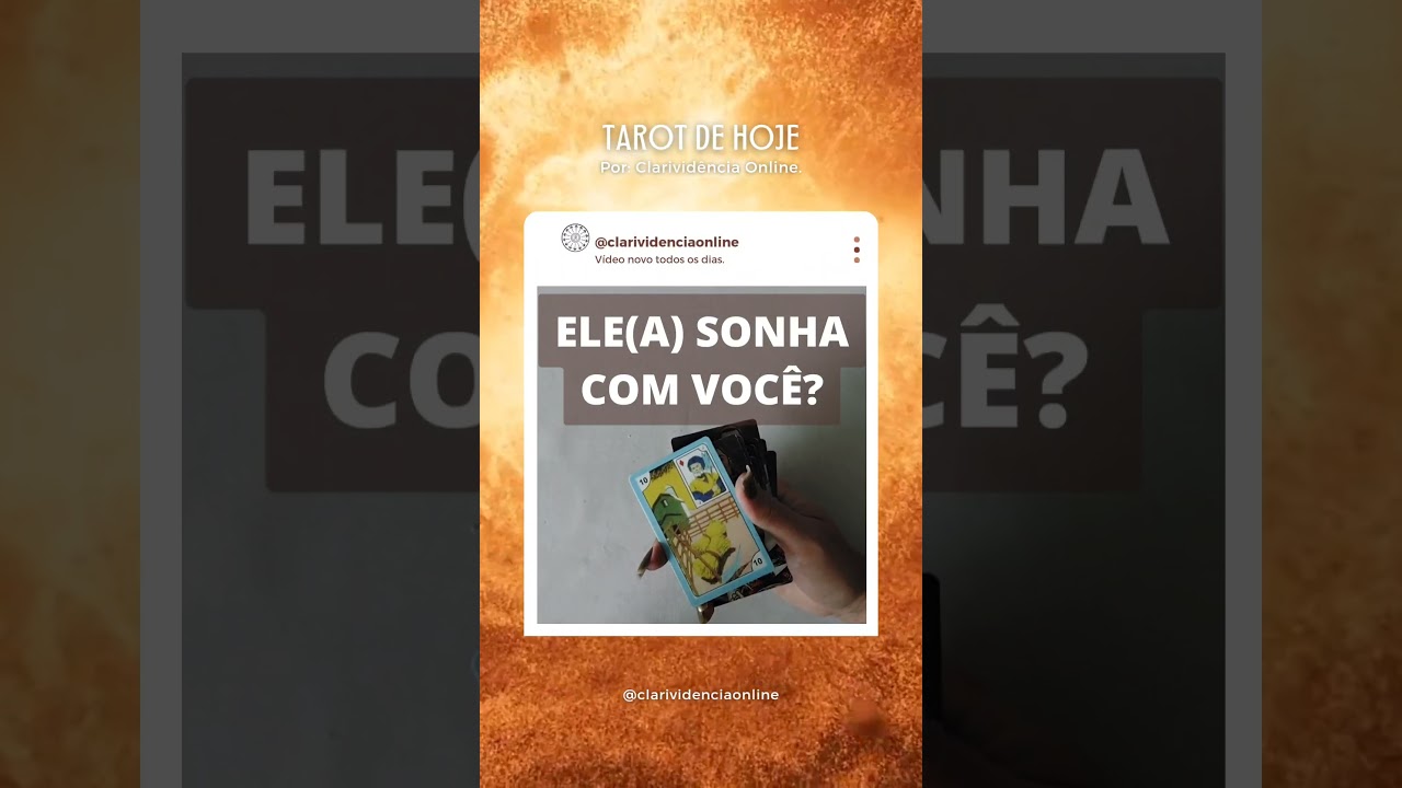 Read more about the article 🔮 ELE(A) SONHA COM VOCÊ? ❤️ #SHORTS EM ALTA 🌟 TAROT DE HOJE!