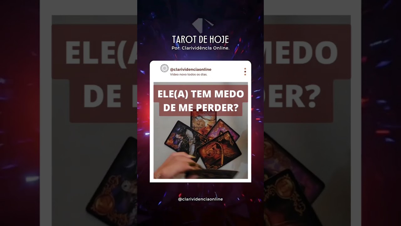 Read more about the article 🔮 ELE(A) TEM MEDO DE ME PERDER? ❤️ #SHORTS EM ALTA! 🌟 TAROT DE HOJE!