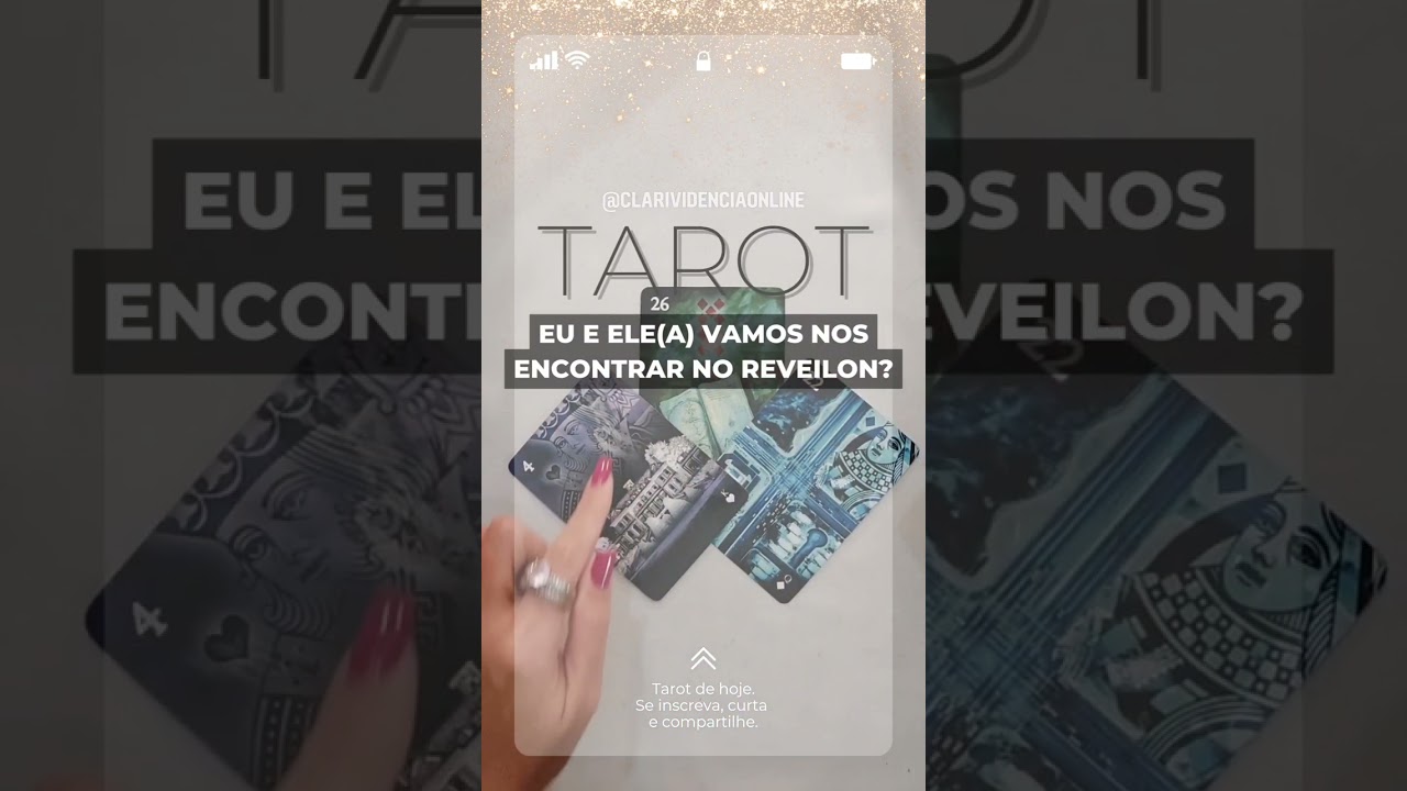 Read more about the article 🔮 EU E ELE VAMOS NOS ENCONTRAR NO REVEILLON? ❤️ #SHORTS 🌟 TAROT DE HOJE!