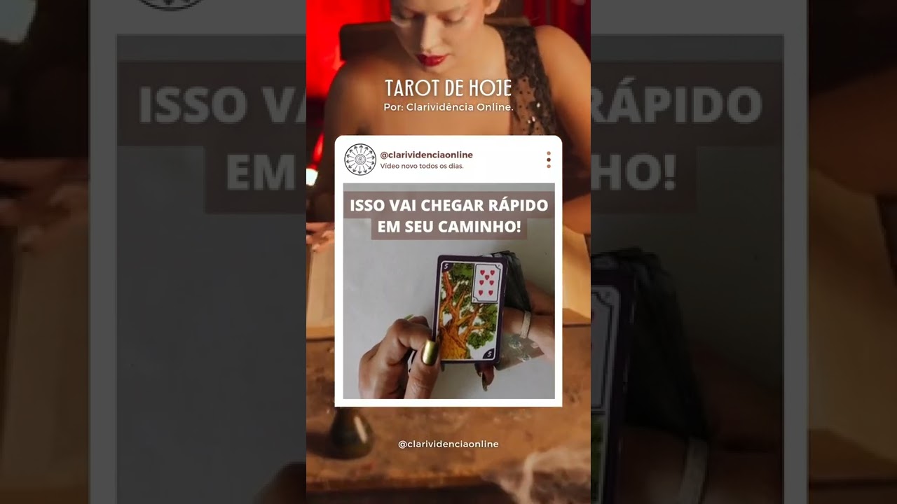 Read more about the article 🔮 ISSO VAI CHEGAR RÁPIDO EM SEU CAMINHO! ❤️ #SHORTS 🌟 TAROT DE HOJE!