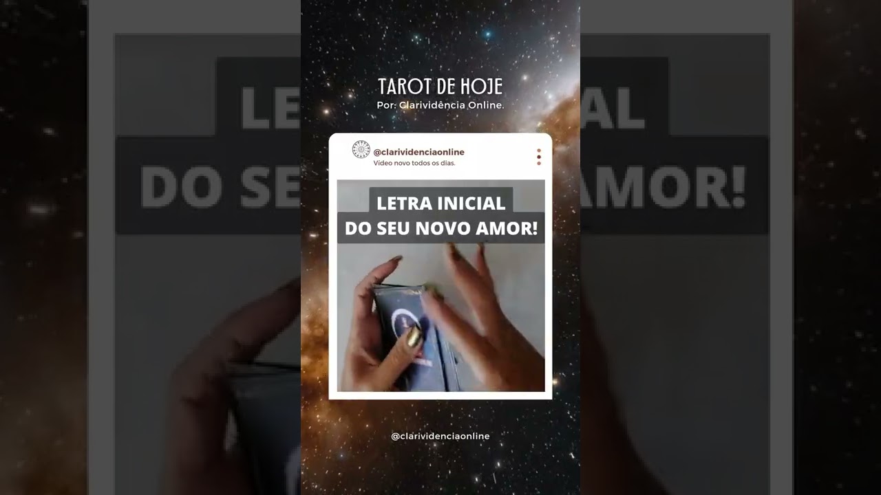 Read more about the article 🔮 LETRA INICIAL DO SER NOVO AMOR REVELADA AGORA! ❤️ #SHORTS EM ALTA 🌟 TAROT DE HOJE!