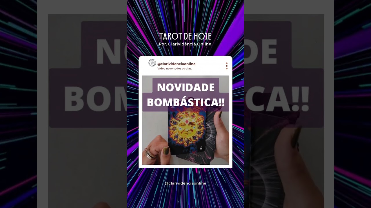 Read more about the article 🔮 NOVIDADE BOMBÁSTICA REVELADA! ❤️ #SHORTS EM ALTA 🌟 TAROT DE HOJE!