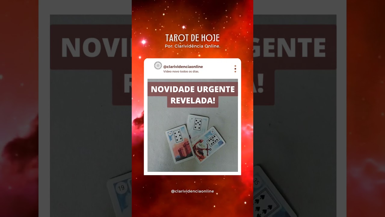 Read more about the article 🔮 NOVIDADE URGENTE REVELADA! ❤️ #SHORTS EM ALTA! 🌟 TAROT DE HOJE!