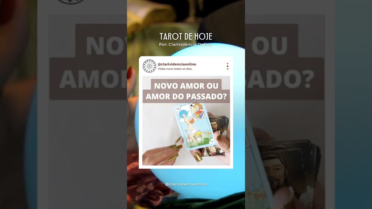 Read more about the article 🔮 NOVO AMOR OU AMOR DO PASSADO? ❤️ #SHORTS EM ALTA 🌟 TAROT DE HOJE!
