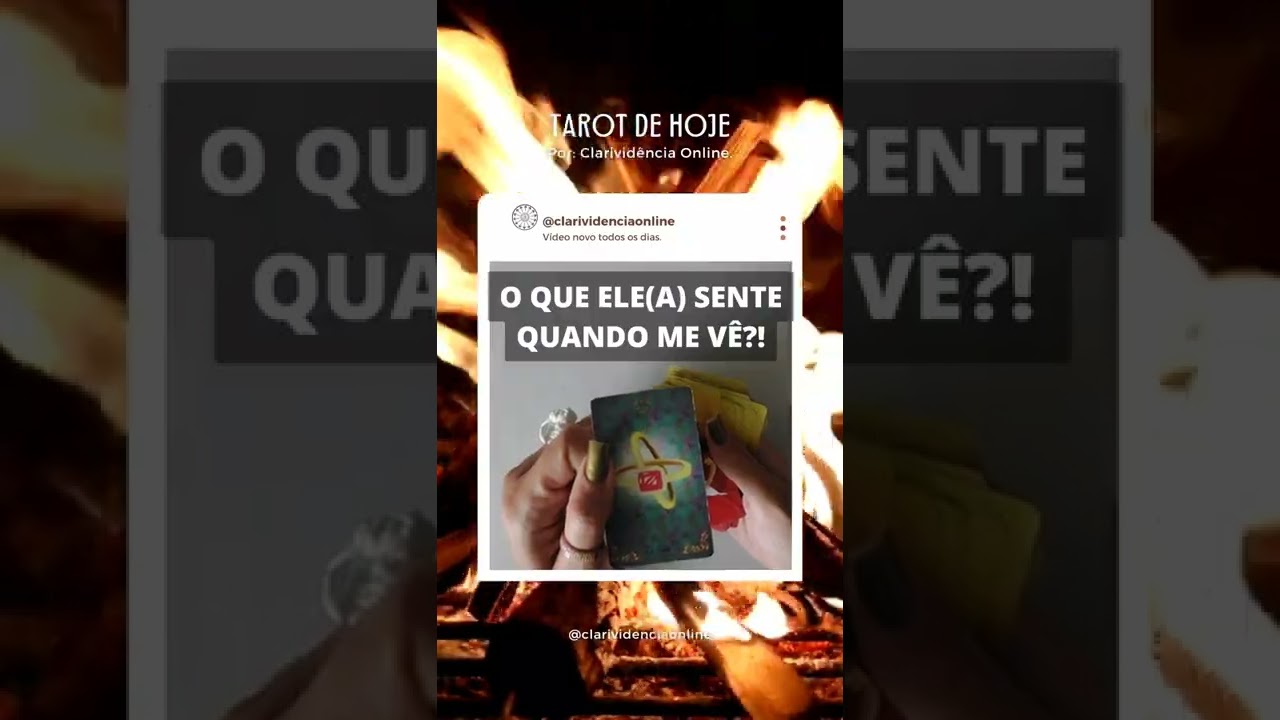 Read more about the article 🔮 O QUE ELE(A) SENTE QUANDO ME VÊ? ❤️ #SHORTS EM ALTA! 🌟 TAROT DE HOJE!