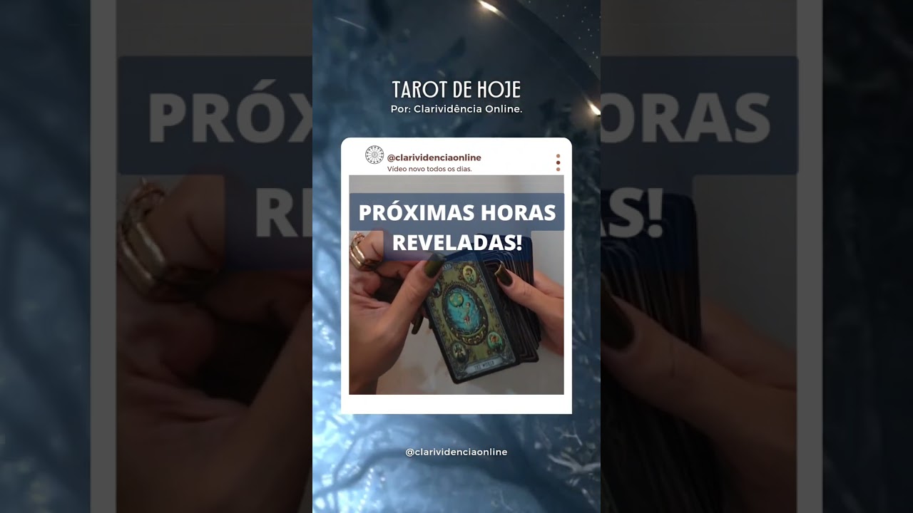 Read more about the article 🔮 PRÓXIMAS HORAS REVELADAS! ❤️ #SHORTS EM ALTA! 🌟 TAROT DE HOJE!