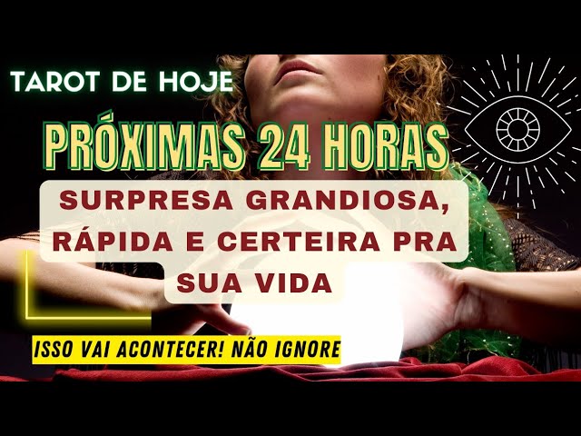 Read more about the article 🔮 SURPRESA GRANDIOSA, RÁPIDA E CERTEIRA PRA SUA VIDA CHEGA NAS PRÓXIMAS 24 HORAS! 🌟 TAROT DE HOJE!