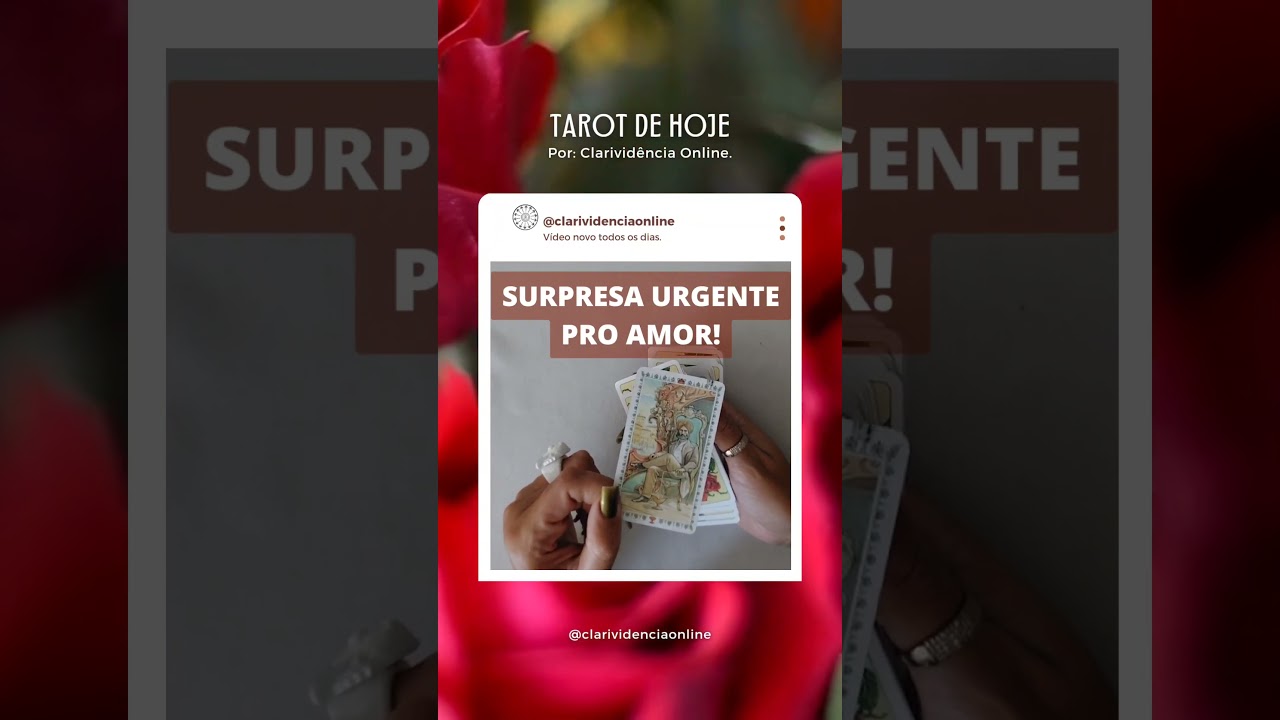 Read more about the article 🔮 SURPRESA URGENTE PRO AMOR! ❤️ #SHORTS EM ALTA 🌟 TAROT DE HOJE!