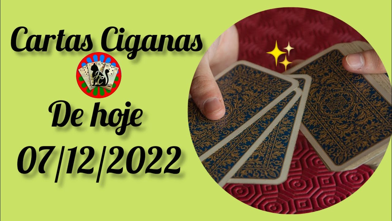 Read more about the article CARTAS CIGANAS DO DIA 7 DE DEZEMBRO/2022 🔮Baralho Cigano ✨Tarot☘️