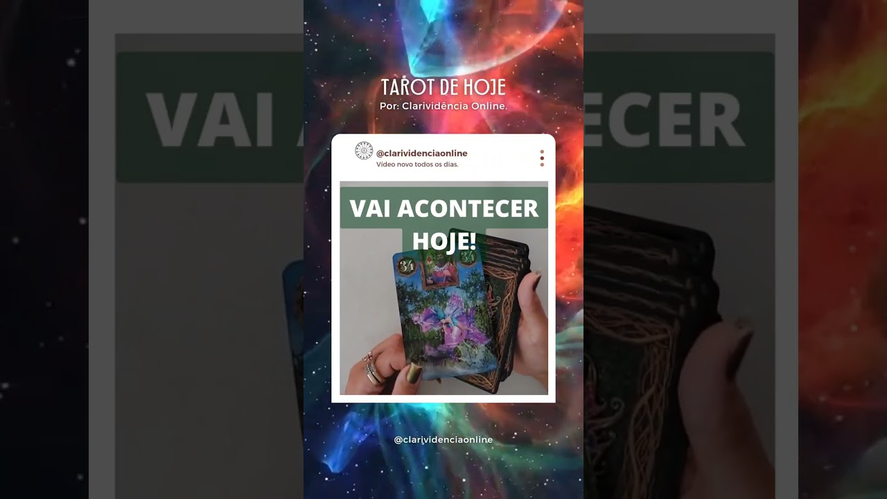 Read more about the article 🔮 O QUE VAI ACONTECER HOJE! ❤️ #SHORTS EM ALTA 🌟 TAROT DE HOJE!