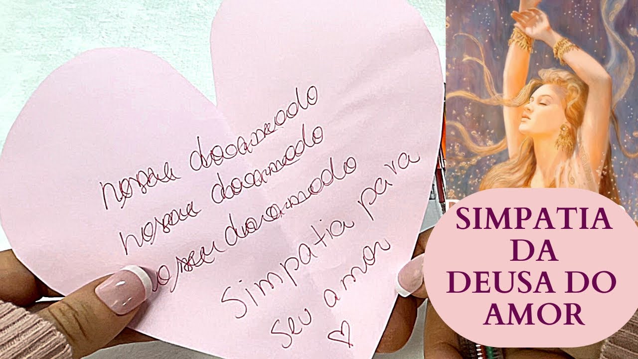 Read more about the article ⭐#SIMPATIA DA AFRODITE A DEUSA DO AMOR❤️ ELE(a) VIRÁ CARINHOSO, AMOROSO, FOGOSO ATRAS DE VOCE!