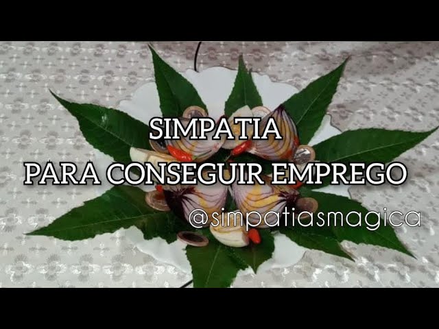 Read more about the article SIMPATIA PARA CONSEGUIR EMPREGO RÁPIDO @SimpatiasMagica