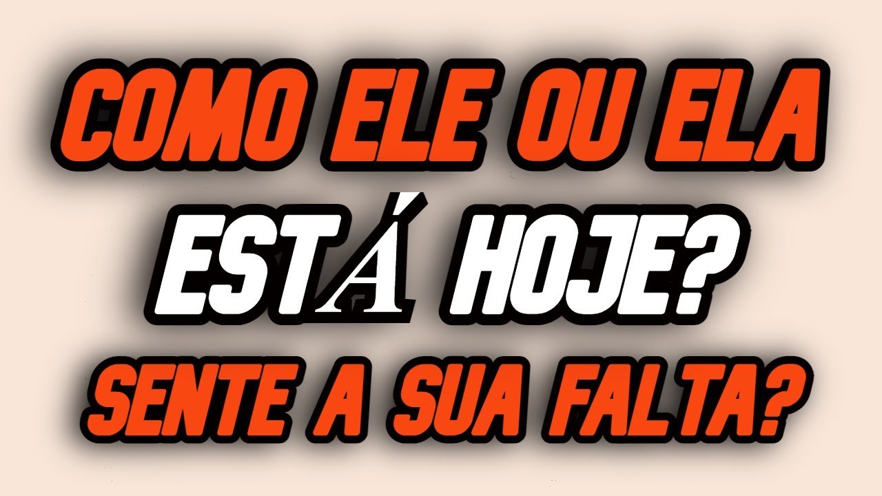 Read more about the article 💙 Como ele(a) está? sente a sua falta? Sente saudades? 💙Tarot