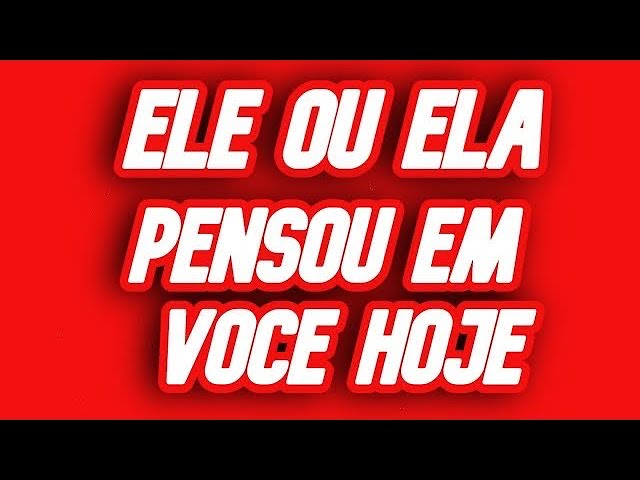 Read more about the article 💟 Ele (a) PENSOU em MIM hoje? O que sente? | Tarot