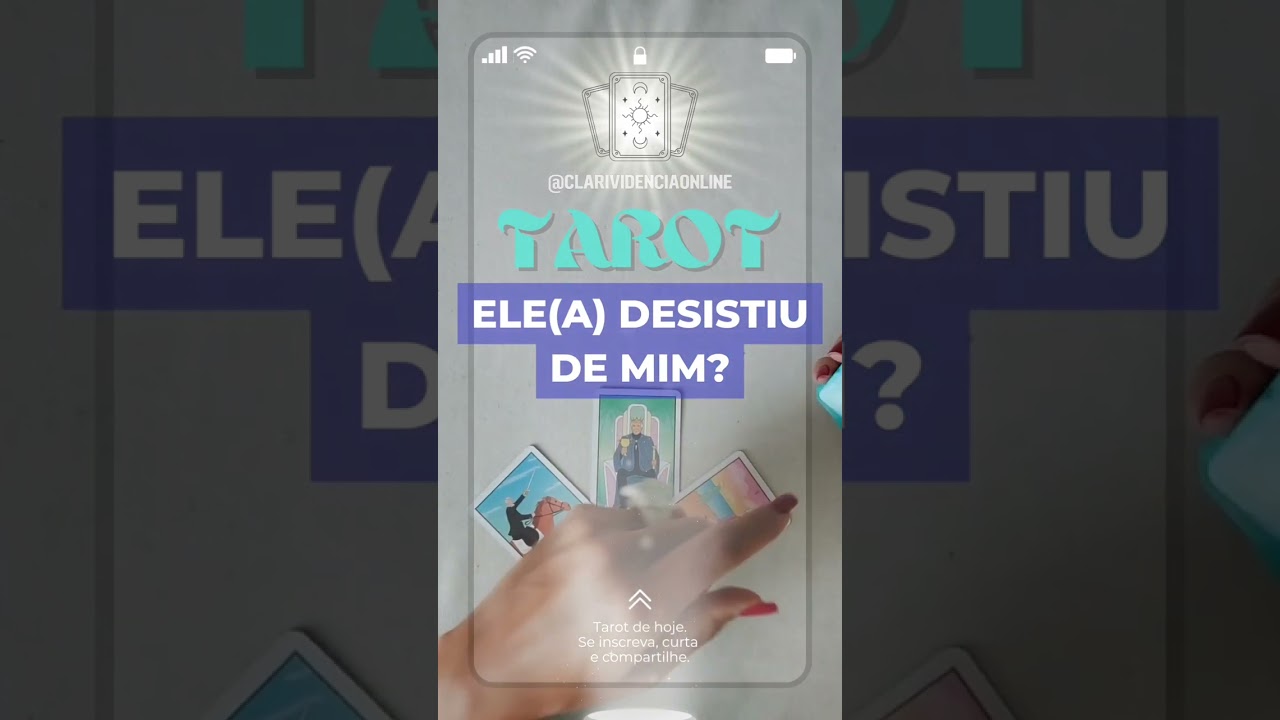 Read more about the article 🔮 ELE(A) DESISTIU DE MIM? ✨ #SHORTS EM ALTA 🌟 TAROT DE HOJE!