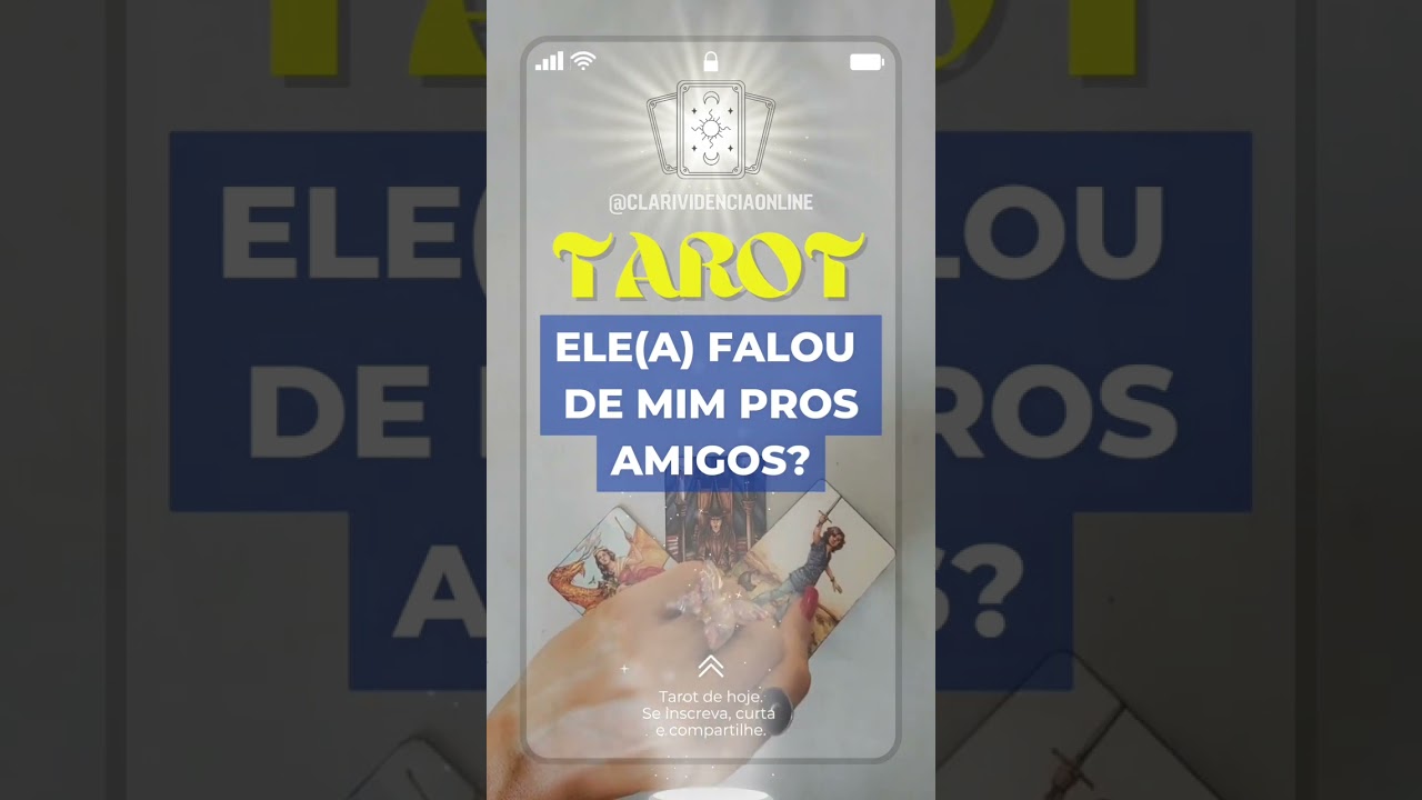 Read more about the article 🔮 ELE(A) FALOU DE MIM PROS AMIGOS? ❤️ #SHORTS EM ALTA! 🌟 TAROT DE HOJE!