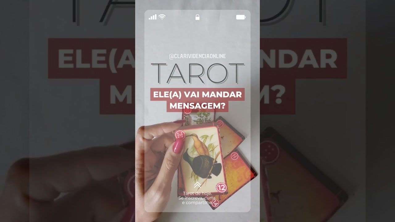 Read more about the article 🔮 ELE(A) VAI MANDAR MENSAGEM? ❤️ #SHORTS 🌟 TAROT DE HOJE!