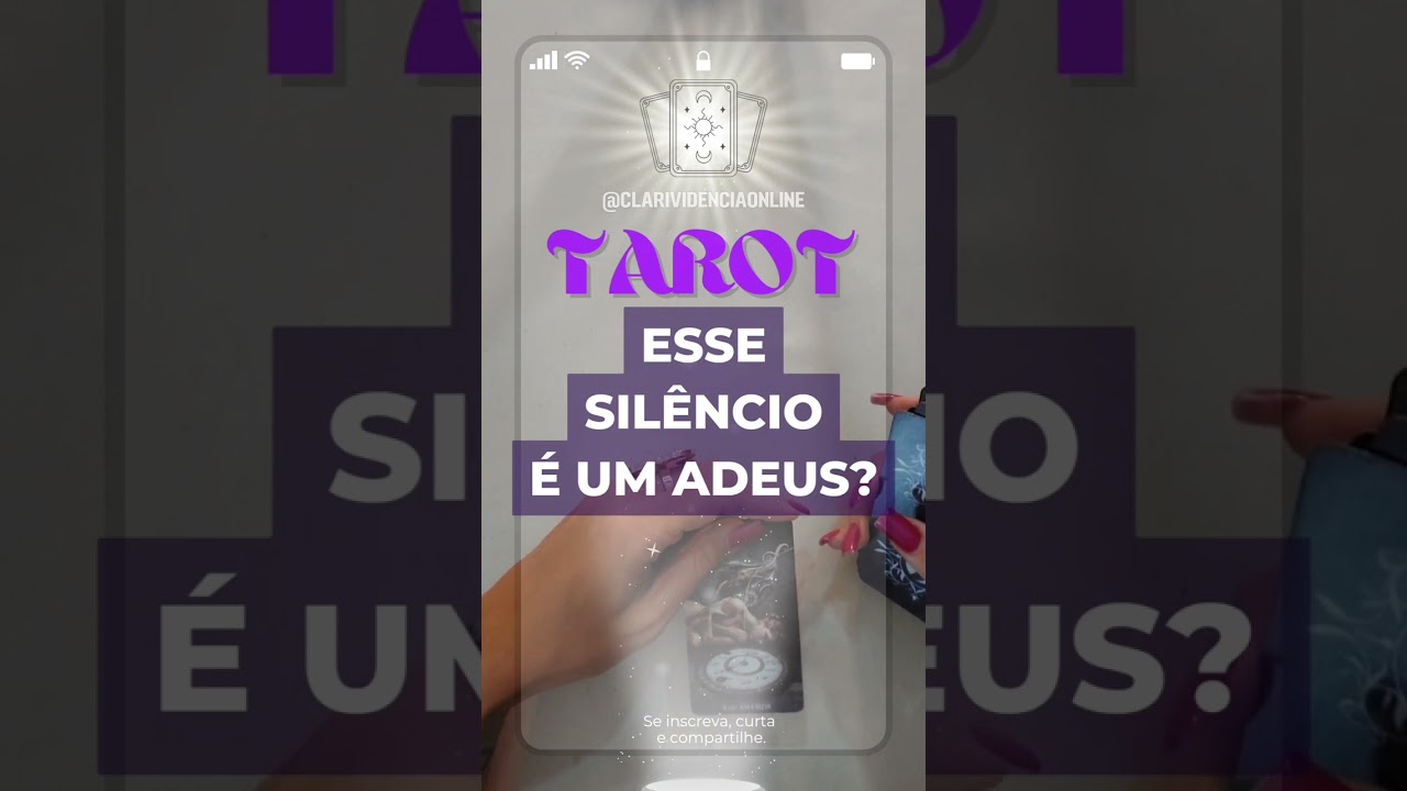 Read more about the article 🔮 ESSE SILÊNCIO É UM ADEUS? ❤️ #SHORTS EM ALTA! 🌟 TAROT DE HOJE!