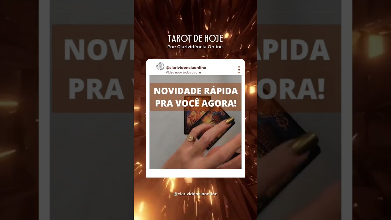 Read more about the article 🔮 NOVIDADE RÁPIDA PRA VOCÊ AGORA! ❤️ #SHORTS EM ALTA! 🌟 TAROT DE HOJE!