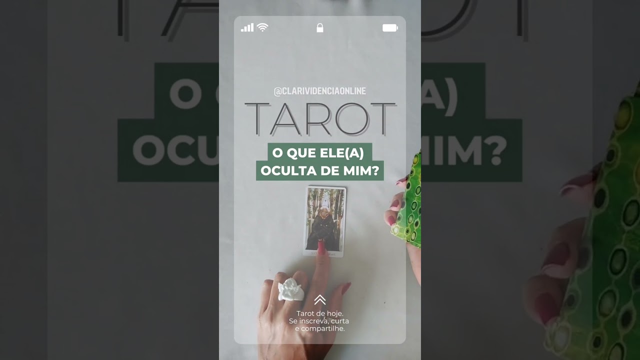 Read more about the article 🔮 O QUE ELE(A) OCULOTA DE MIM? ❤️ #SHORTS EM ALTA! 🌟 TAROT DE HOJE!