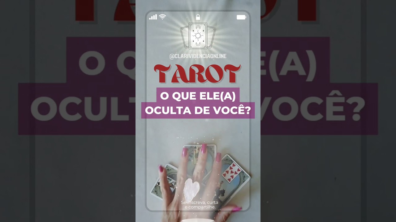 Read more about the article 🔮 O QUE ELE(A) OCULTA DE MIM? ❤️ #SHORTS EM ALTA! 🌟 TAROT DE HOJE!