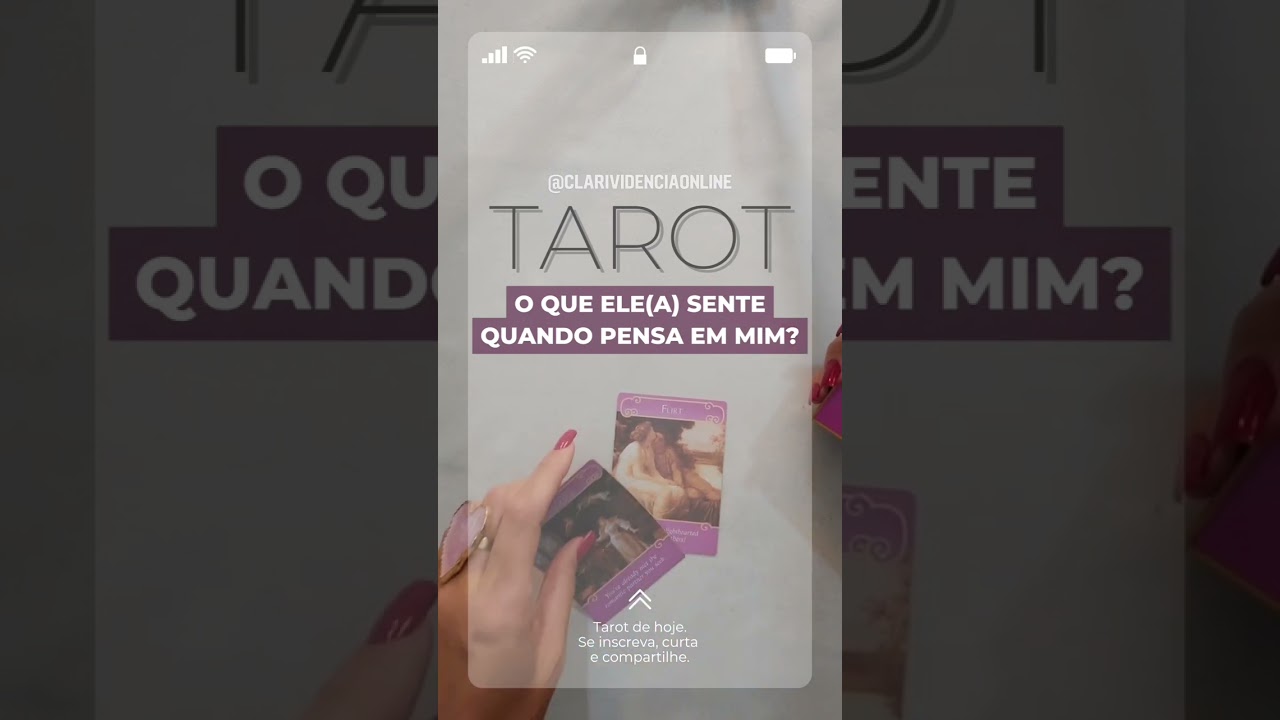 Read more about the article 🔮 O QUE ELE(A) SENTE QUANDO PENSA EM MIM? ❤️ #SHORTS 🌟 TAROT DE HOJE!