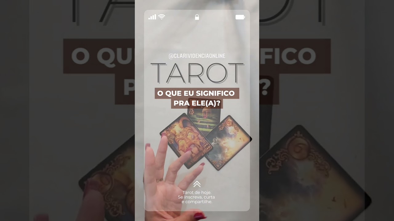 Read more about the article 🔮 O QUE EU SIGNIFICO PRA ELE(A)? ❤️ #SHORTS 🌟 TAROT DE HOJE!