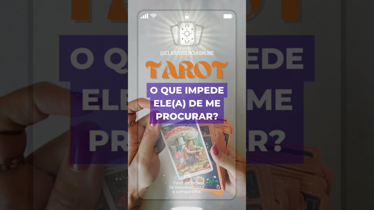 Read more about the article 🔮 O QUE IMPEDE ELE(A) DE ME PROCURAR? ❤️ #SHORTS EM ALTA! 🌟 TAROT DE HOJE!