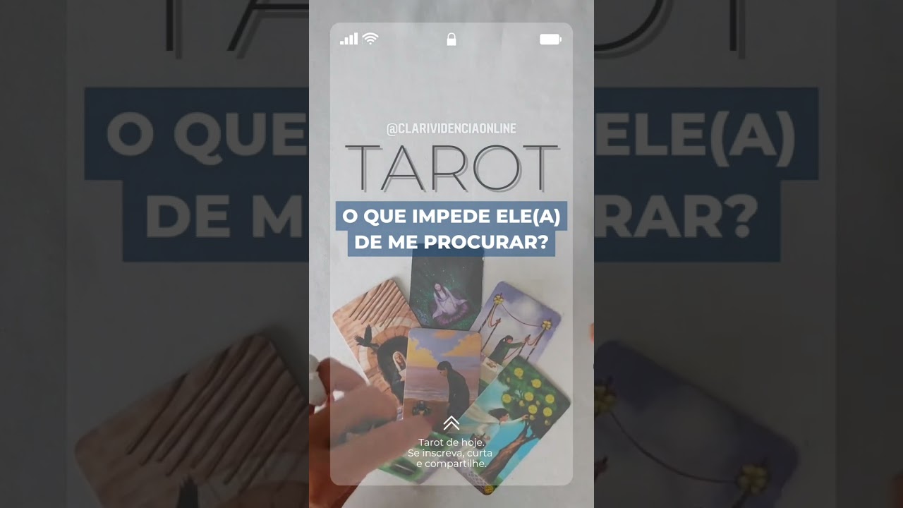 Read more about the article 🔮 O QUE IMPEDE ELE(A) DE ME PROCURAR? ❤️ #SHORTS 🌟 TAROT DE HOJE!