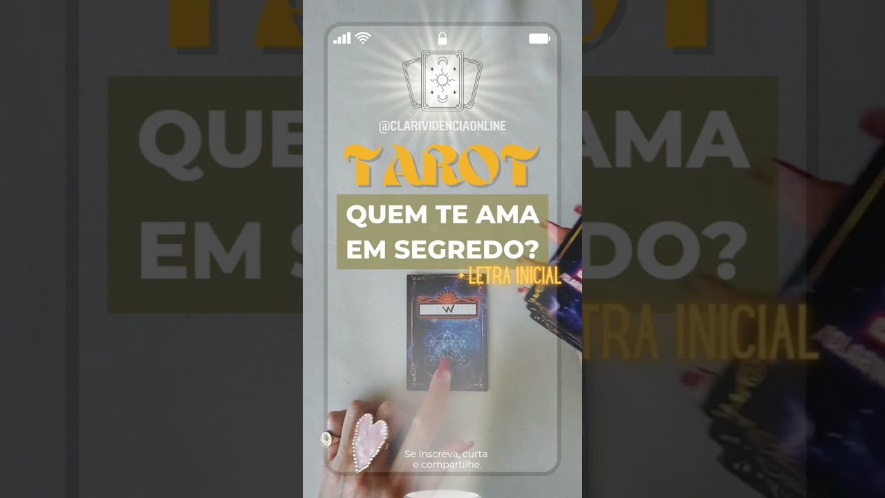 Read more about the article 🔮 QUEM ME AMA EM SEGREDO? COM LETRA INICIAL REVELADA! ❤️ #SHORTS EM ALTA! 🌟 TAROT DE HOJE!