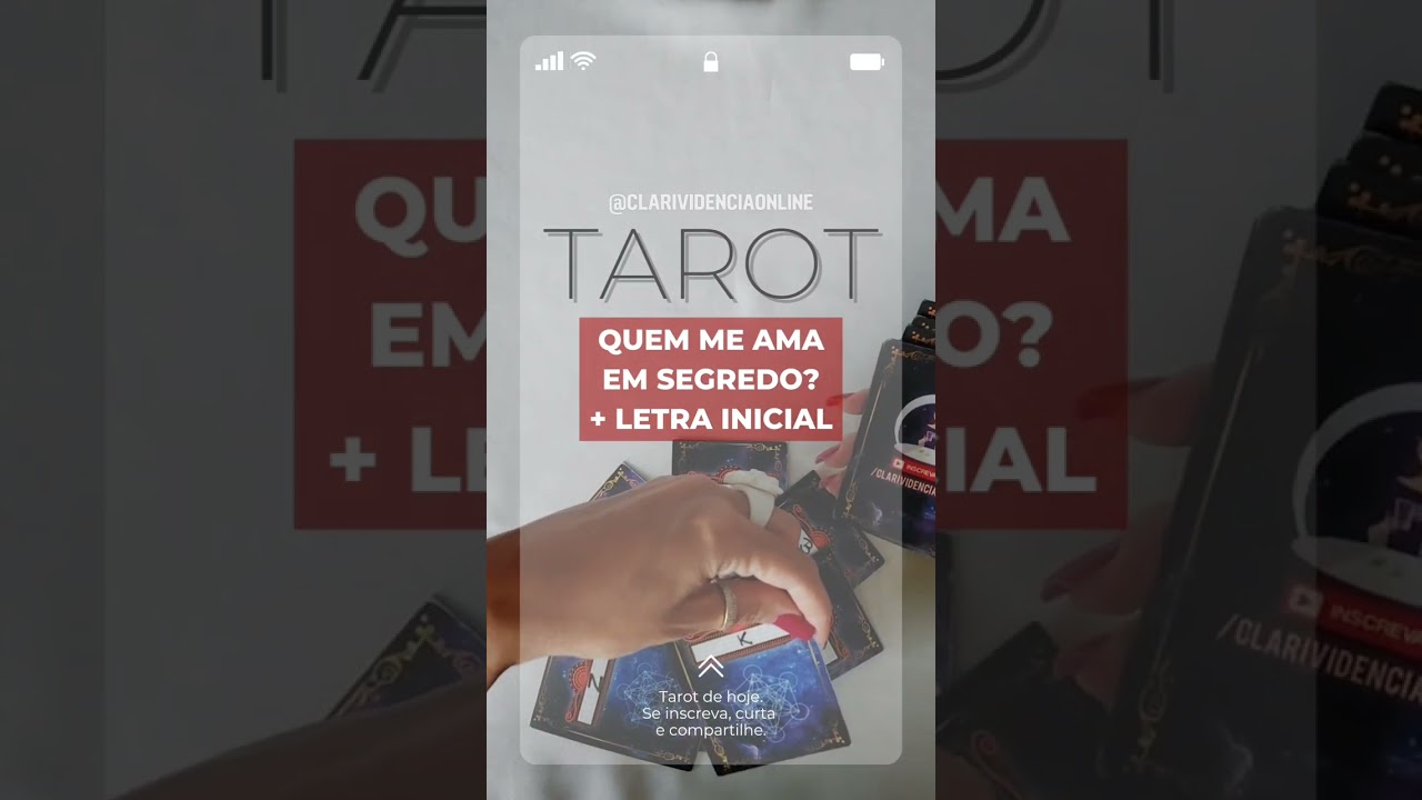 Read more about the article 🔮 QUEM ME AMA EM SEGREDO? + LETRA INICIAL! ❤️  #SHORTS EM ALTA! 🌟 TAROT DE HOJE!