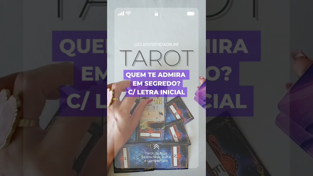 Read more about the article 🔮 QUEM TE ADMIRA EM SEGREDO? COM LETRA INICIAL REVELADA! ❤️ #SHORTS EM ALTA! 🌟 TAROT DE HOJE!