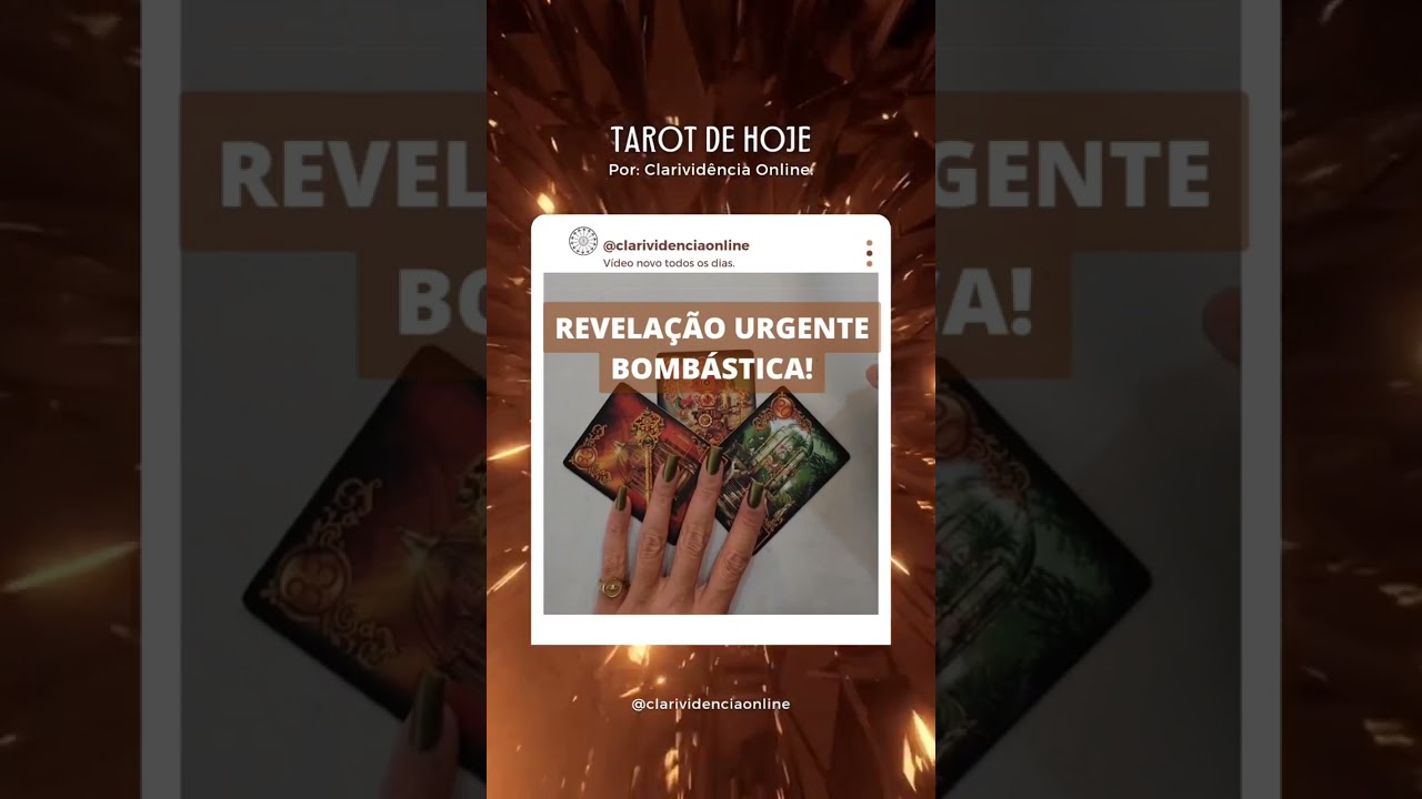 Read more about the article 🔮 REVELAÇÃO URGENTE BOMBÁSTICA! ❤️ #SHORTS EM ALTA! 🌟 TAROT DE HOJE!