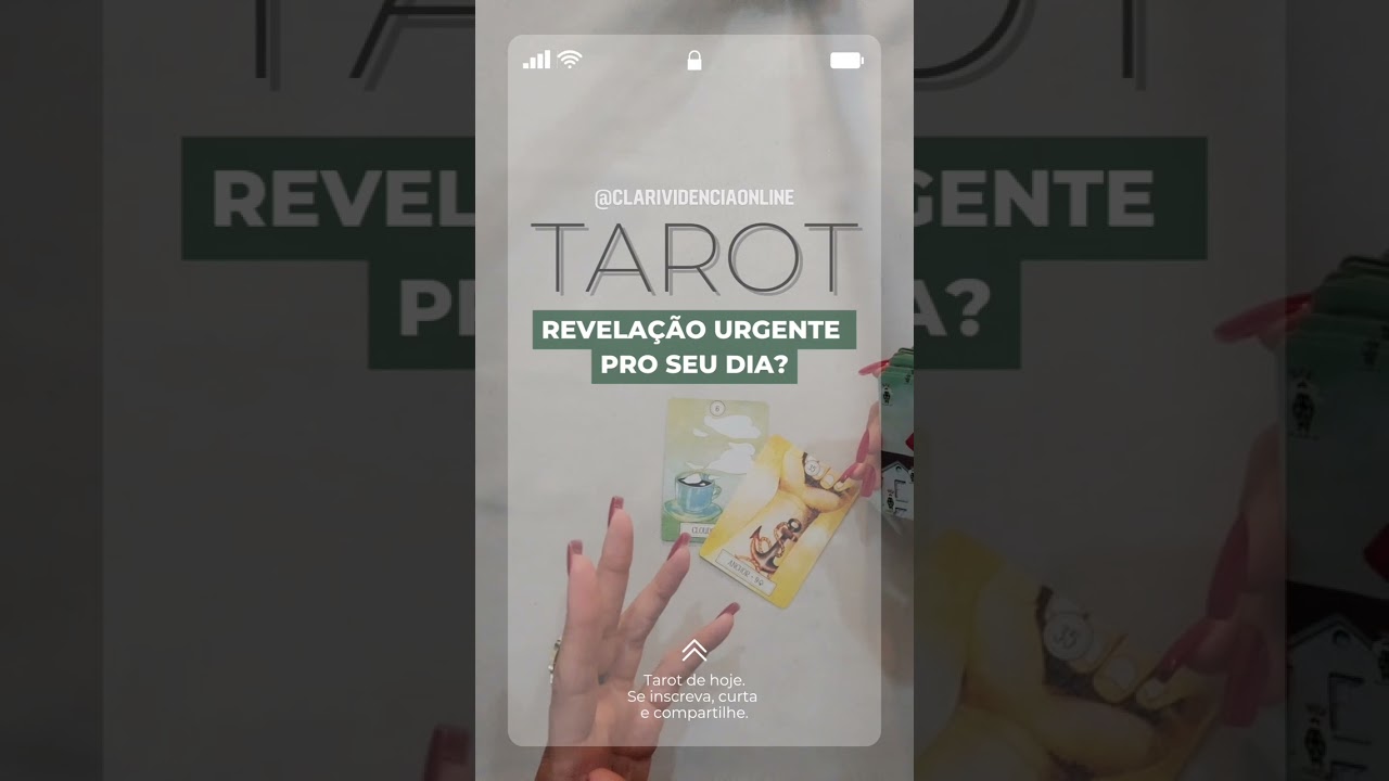 Read more about the article 🔮 REVELAÇÃO URGENTE PRO SEU DIA! ❤️ #SHORTS 🌟 TAROT DE HOJE!