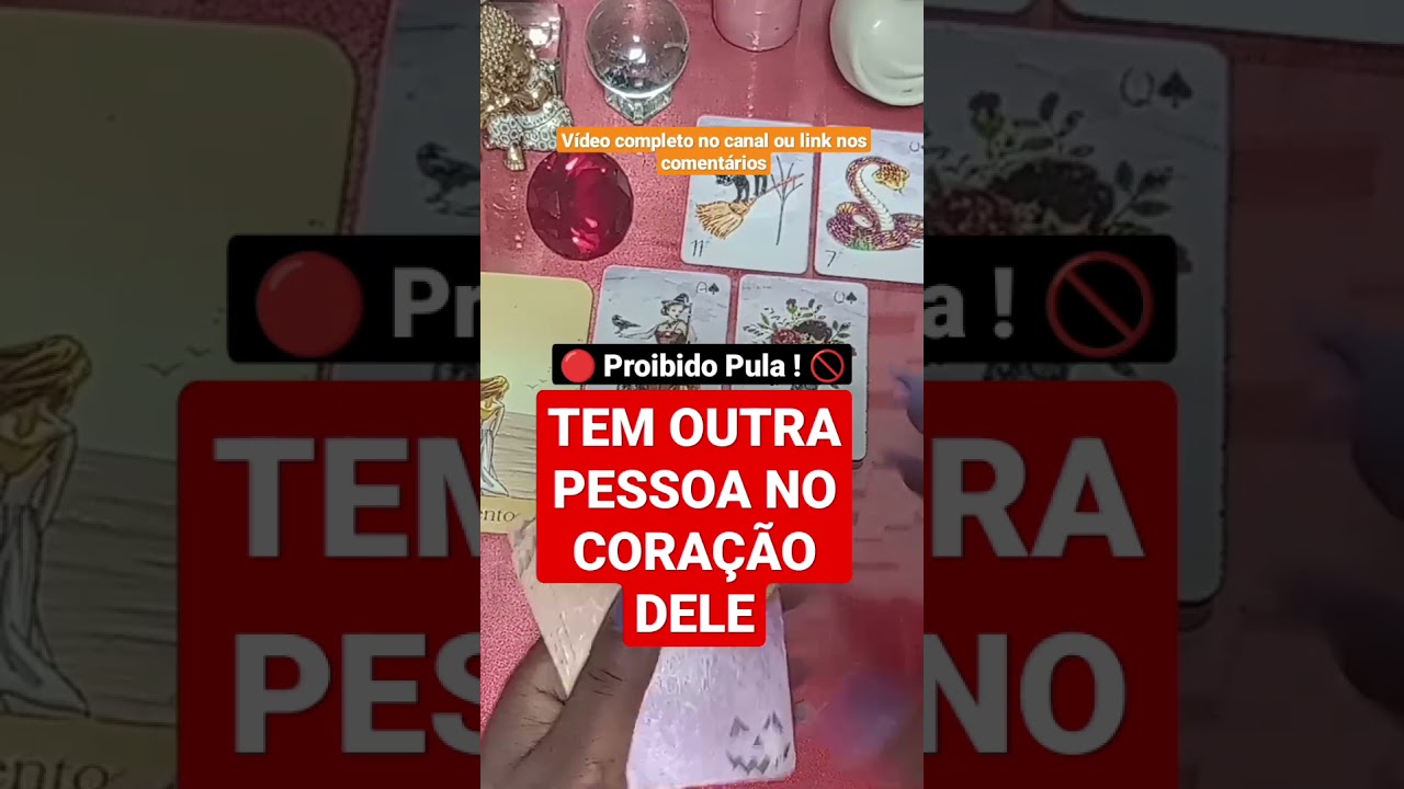 Read more about the article 🥰 TEM OUTRA PESSOA NO CORAÇÃO DELE ? | (  SER AMADO E RIVAL ) – BARALHO CIGANO e TAROT RESPONDE HOJE
