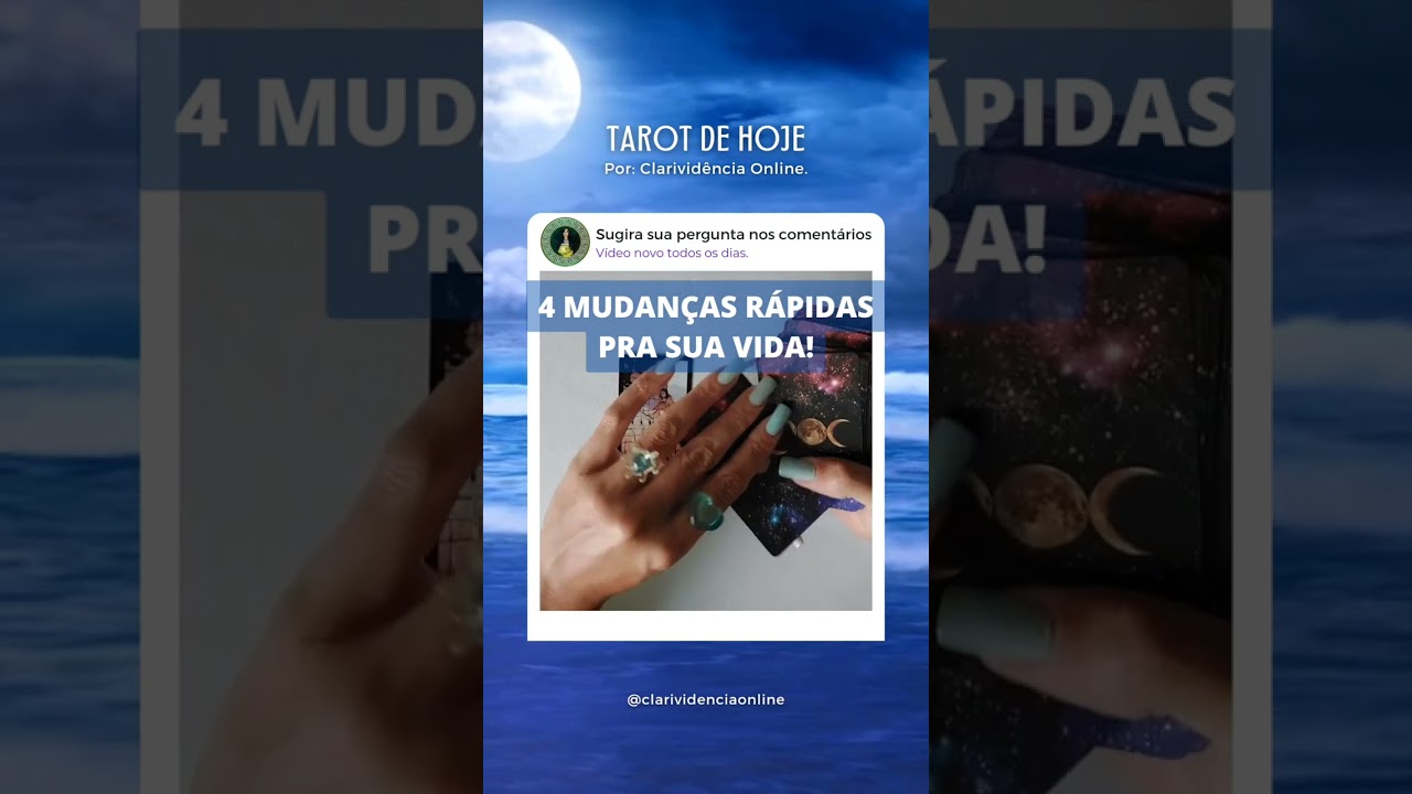 Read more about the article 🔮 4 MUDANÇAS RÁPIDAS PRA SUA VIDA REVELADA PELO TAROT! 💛 #SHORTS EM ALTA! 🌟 #TAROTHOJE