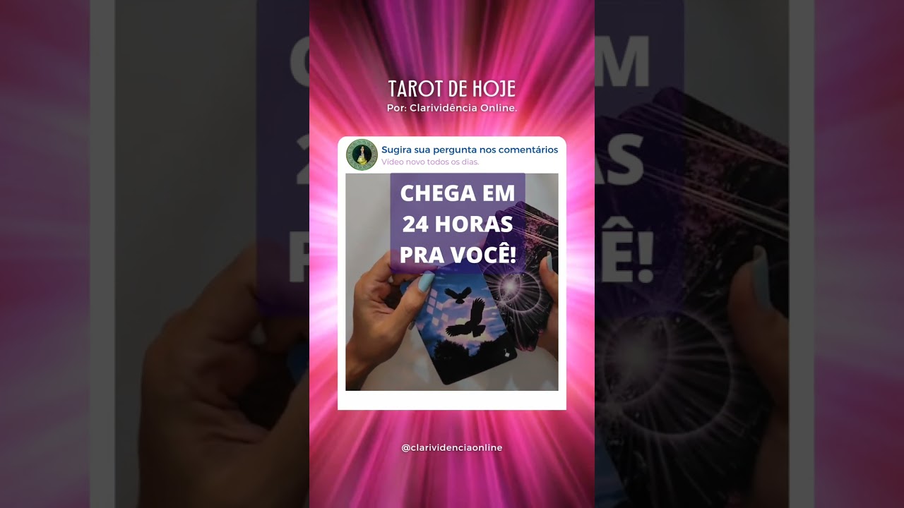 Read more about the article 🔮 CHEGA EM 24 HORAS PRA VOCÊ! 💛 #SHORTS EM ALTA! 🌟 #TAROTHOJE